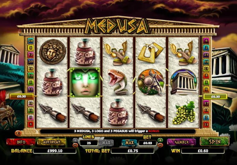 Free Demo of the Medusa Slot