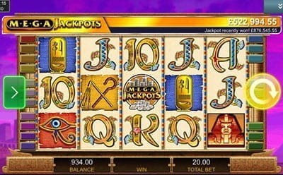 Mega Jackpots Cleopatra Slot Mobile