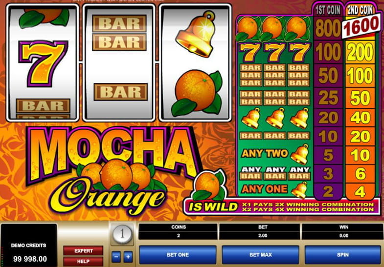 Free Demo of the Mocha Orange Slot