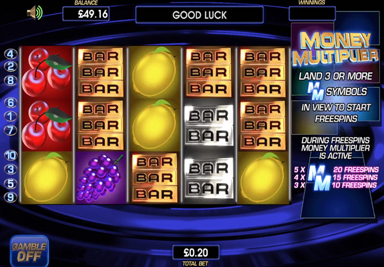 Free Demo of the Money Multiplier Slot