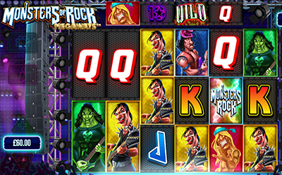 Monsters of Rock Megaways Slot Mobile