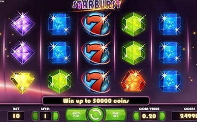 Starburst Video Slot at Mr.Play