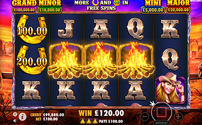 Mustang Gold Slot Bonus Game