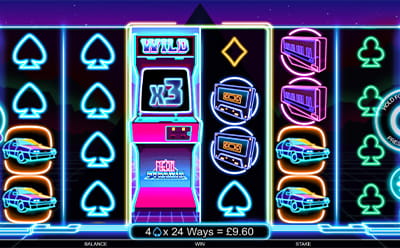 Neon Pyramid Slot Mobile