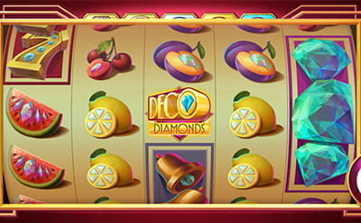 Playing Deco Diamonds 5 Reel Slot