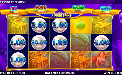 Pearls of Poseidon Slot Free Spins