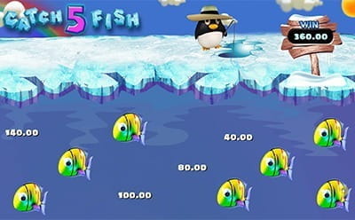 Penguin Vacation Big Win Screen