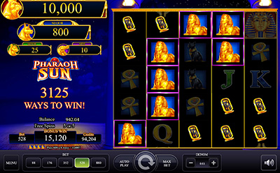 Pharaoh Sun Slot Free Spins