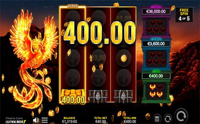 Phoenix Coins Slot Bonus Round