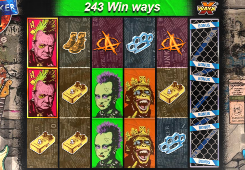 Free Demo of the Punk Rocker Slot