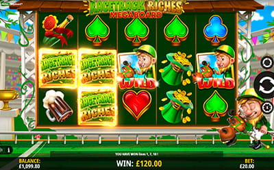 Racetrack Riches Megaboard Slot Mobile