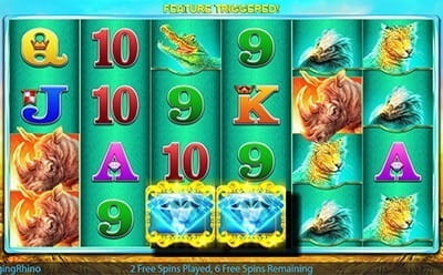 Raging Rhino Slot Free Spins