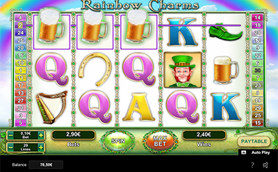 Rainbow Charms Slot Bonus Game