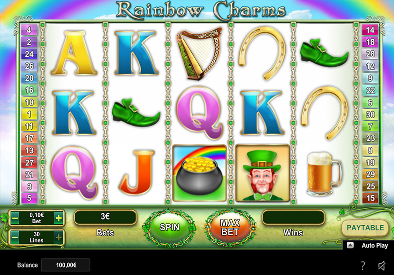 Free Demo of the Rainbow Charms Slot