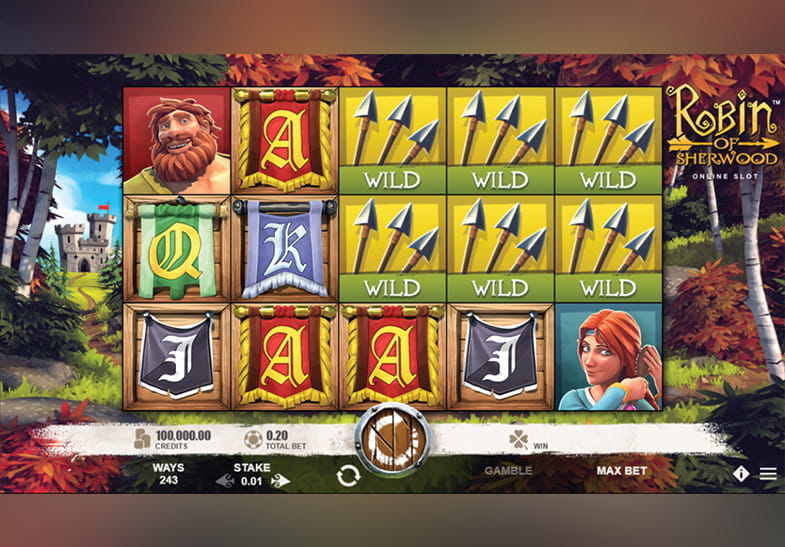 Free Demo of the Robin of Sherwood Slot