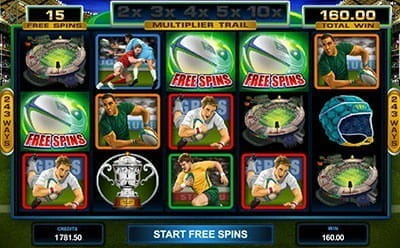 Rugby Star Slot Bonus Round