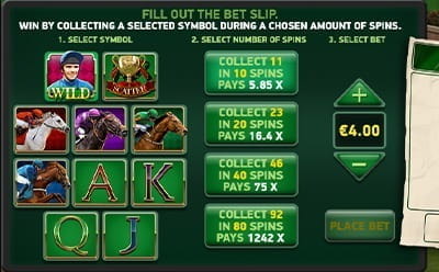 Scudamore’s Super Stakes Slot Bonus Bet Slip