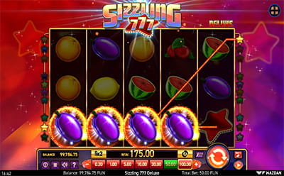 Sizzling 777 Deluxe Bonus Round