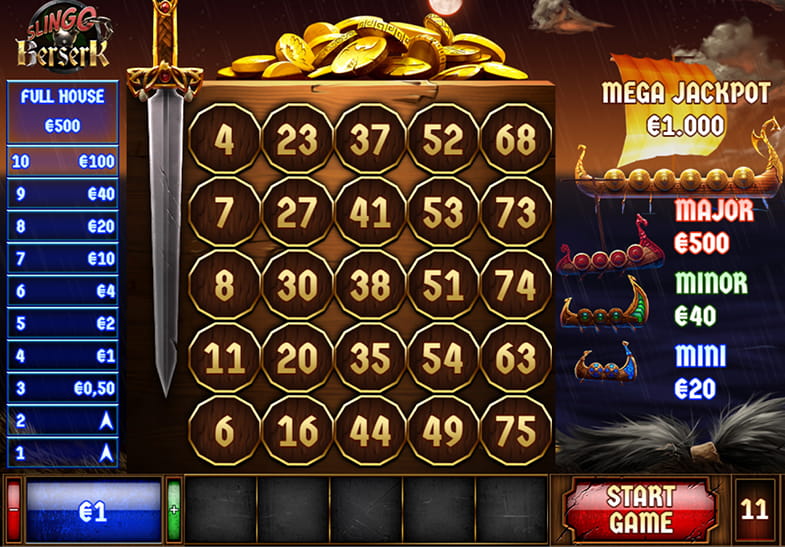 Free Demo of the Slingo Berserk Slot