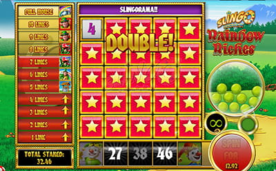 Slingo Rainbow Riches Slot Bonus Round