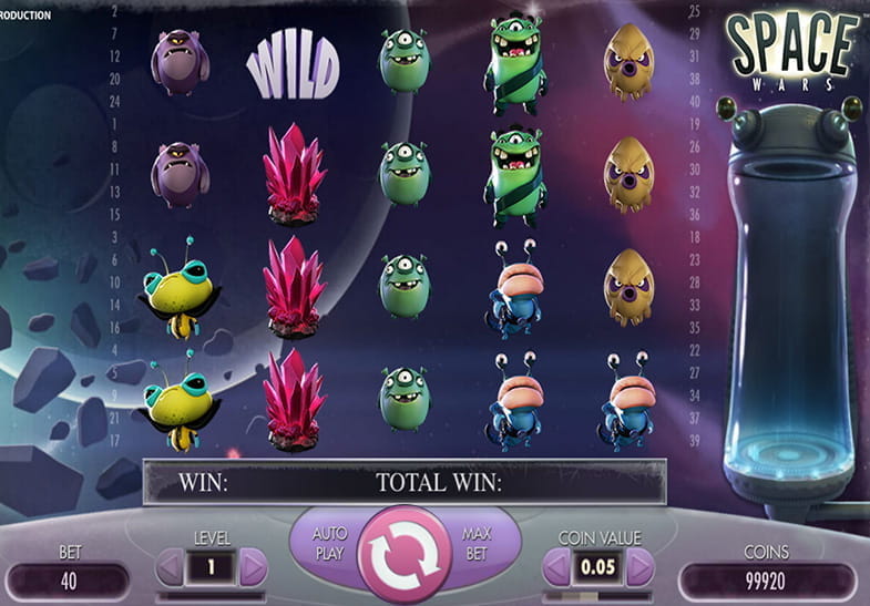 Free demo of the Space Wars Slot game