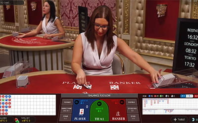 Speed Baccarat Live Dealer Table