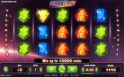 Starburst Online Slot at Jackpotjoy