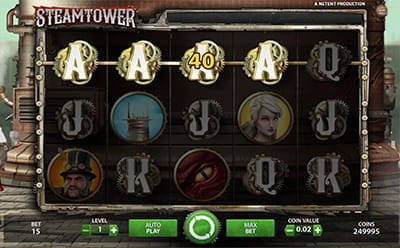 Steam Tower Slot Bonus Round