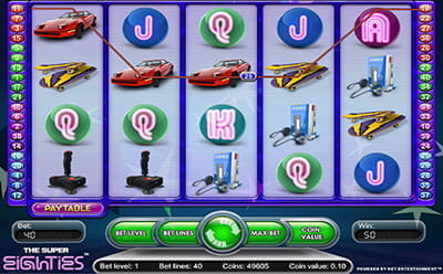 Super Eighties Slot Free Spins