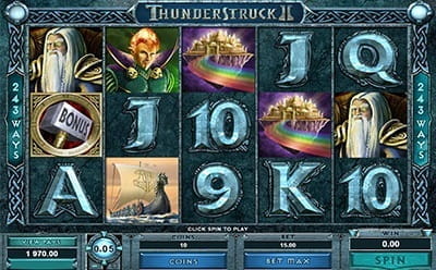 Thunderstruck II Slot Mobile