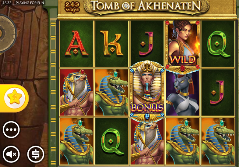 Free Demo of the Tomb of Akhenaten Slot