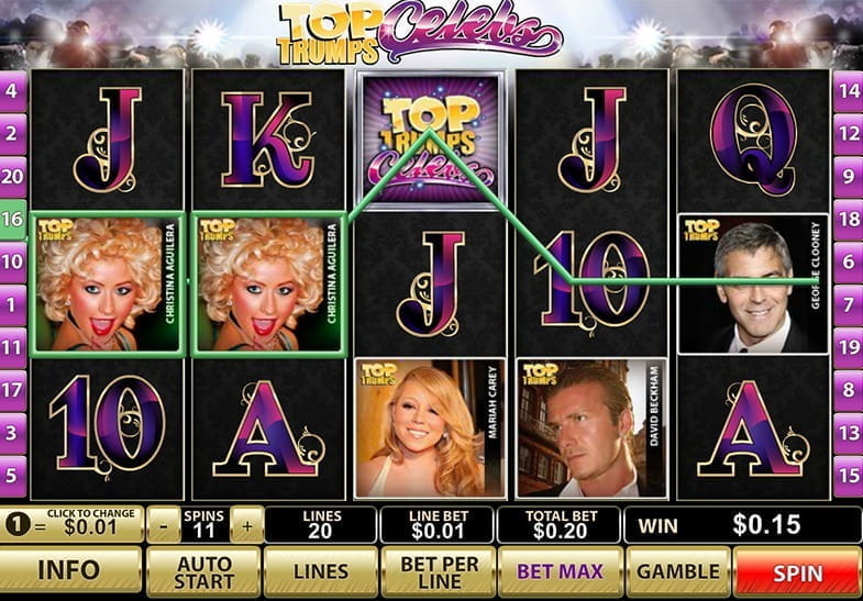 Top Trumps Celebs Demo Slot