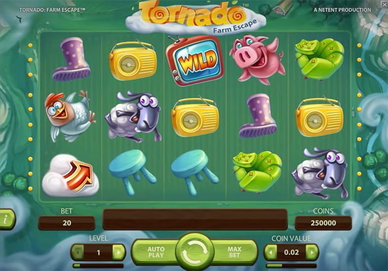 Free demo of the Tornado Farm Escape Slot game