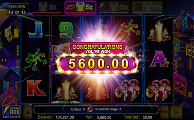 Toro Rockets Slot Bonus Round