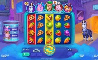 Vomiting Unicorns Slot Free Spins