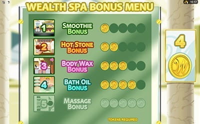 Wealth Spa Bonus Menu