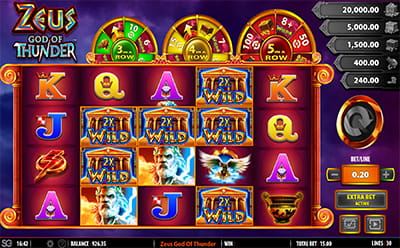 Zeus God of Thunder Slot Free Spins